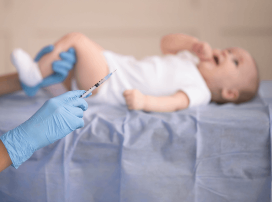 baby vaccine fever