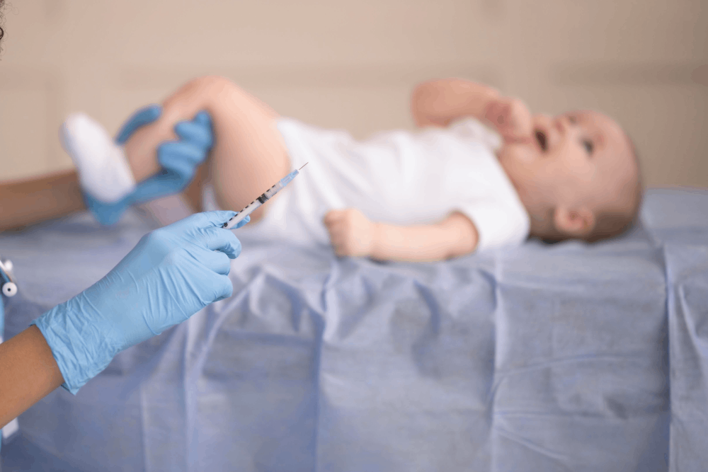 baby vaccine fever